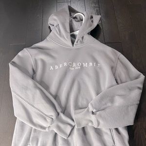 Abercrombie and Fitch Grey Hoodie Size Small